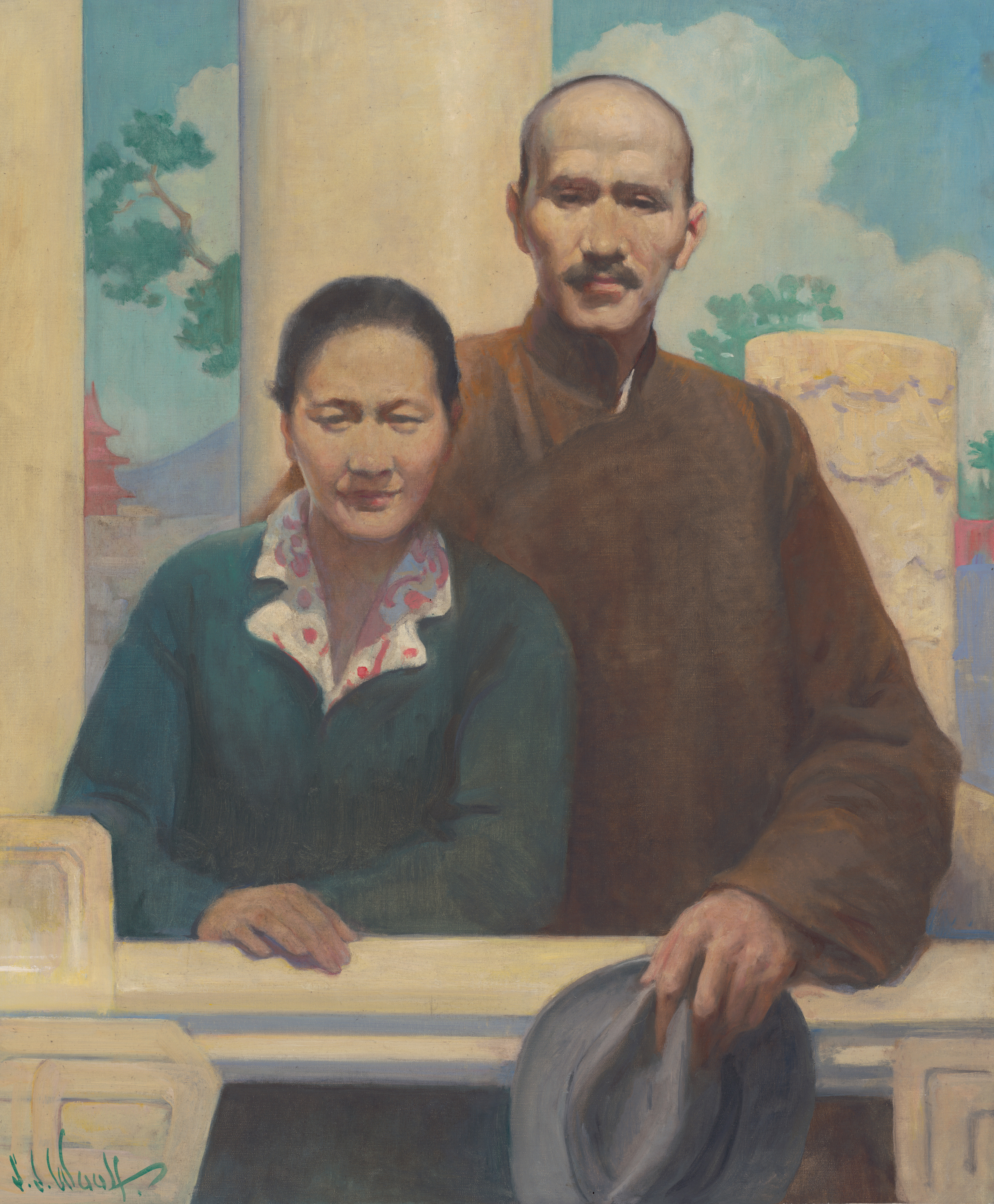 Samuel Johnson Woolf, Chiang Kai-Shek and Madame Chiang