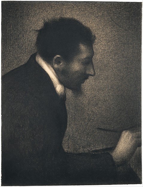 Georges Seurat, Aman-Jean (Portrait of Edmond François Aman-Jean)