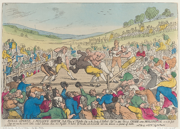 Thomas Rowlandson, Rural Sports, A Milling Match