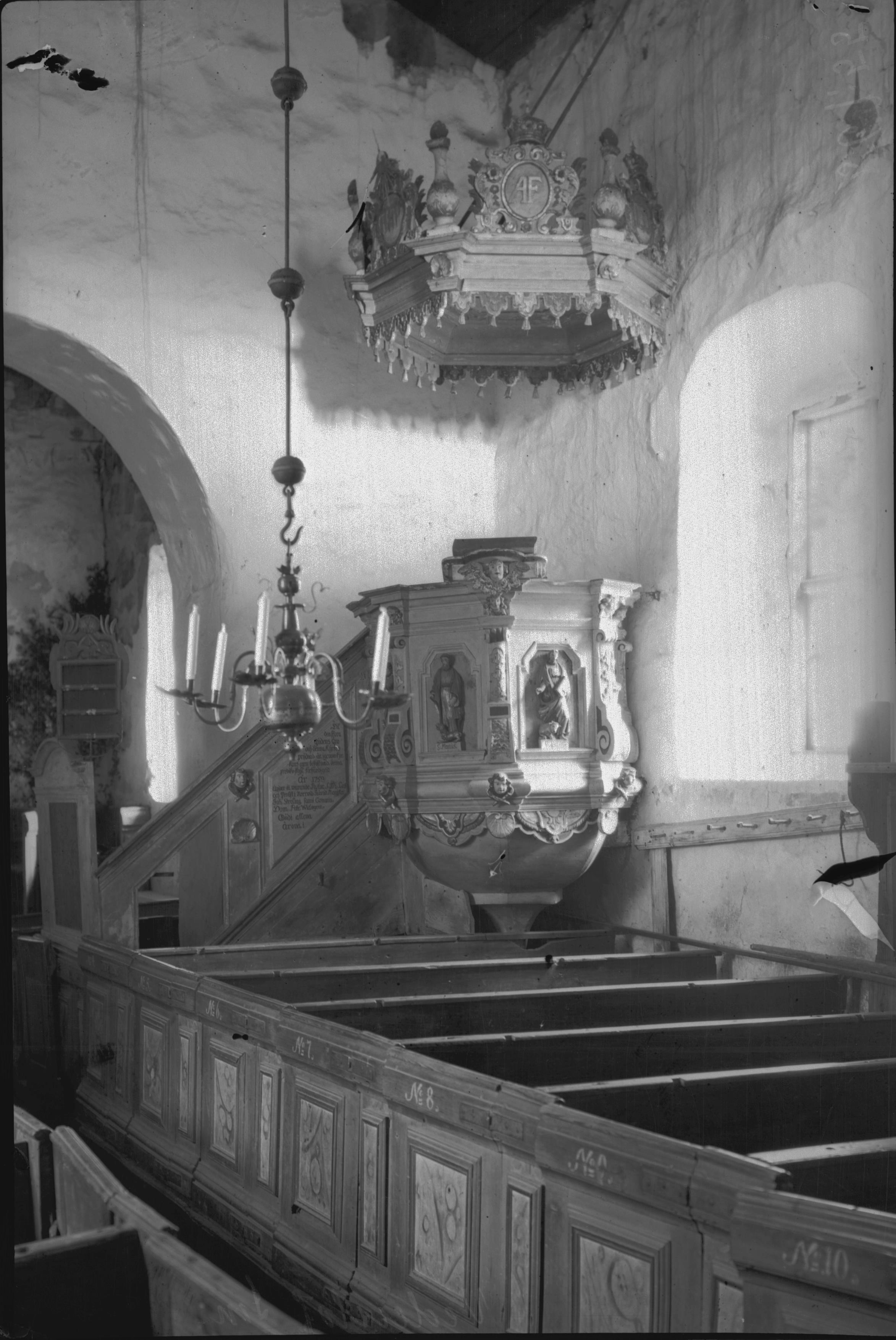Sven Brandel, Vederslövs gamla kyrka