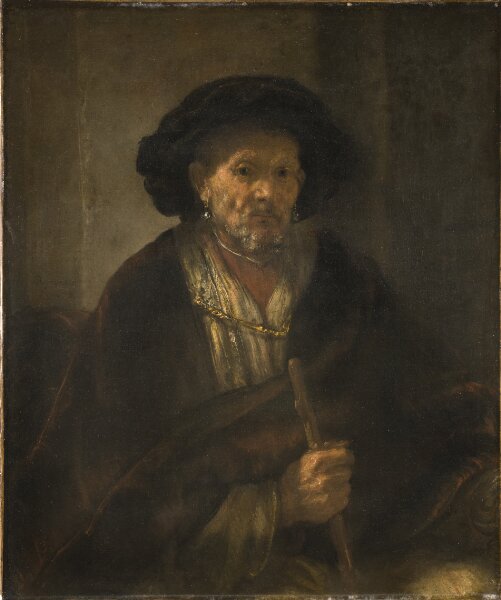 Rembrandt Harmensz. van Rijn, Porträtt av en gammal man