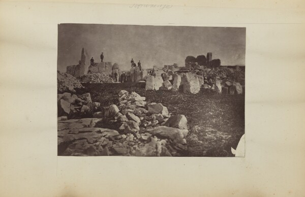Unknown, [Group of men at standing stones]