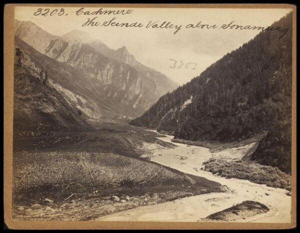 Francis Frith, Cashmere.  The Scinde Valley above the Sonamurg
