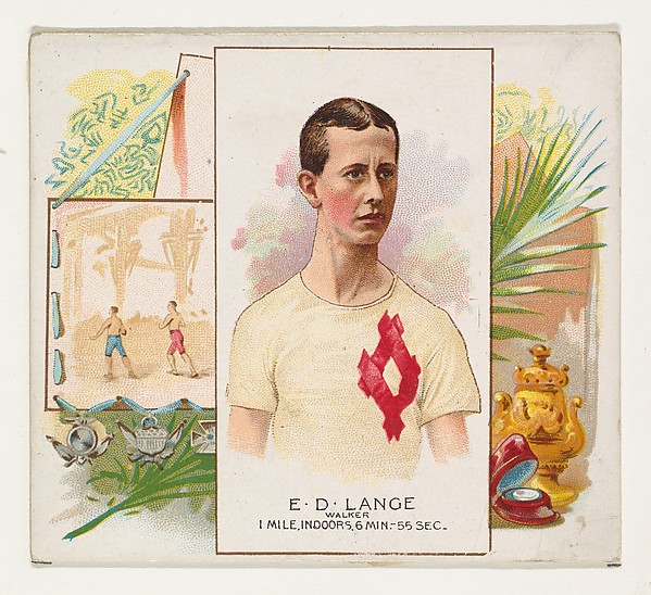Allen & Ginter, E.D. Lange, Walker, from World's Champions, Second Series (N43) for Allen & Ginter Cigarettes