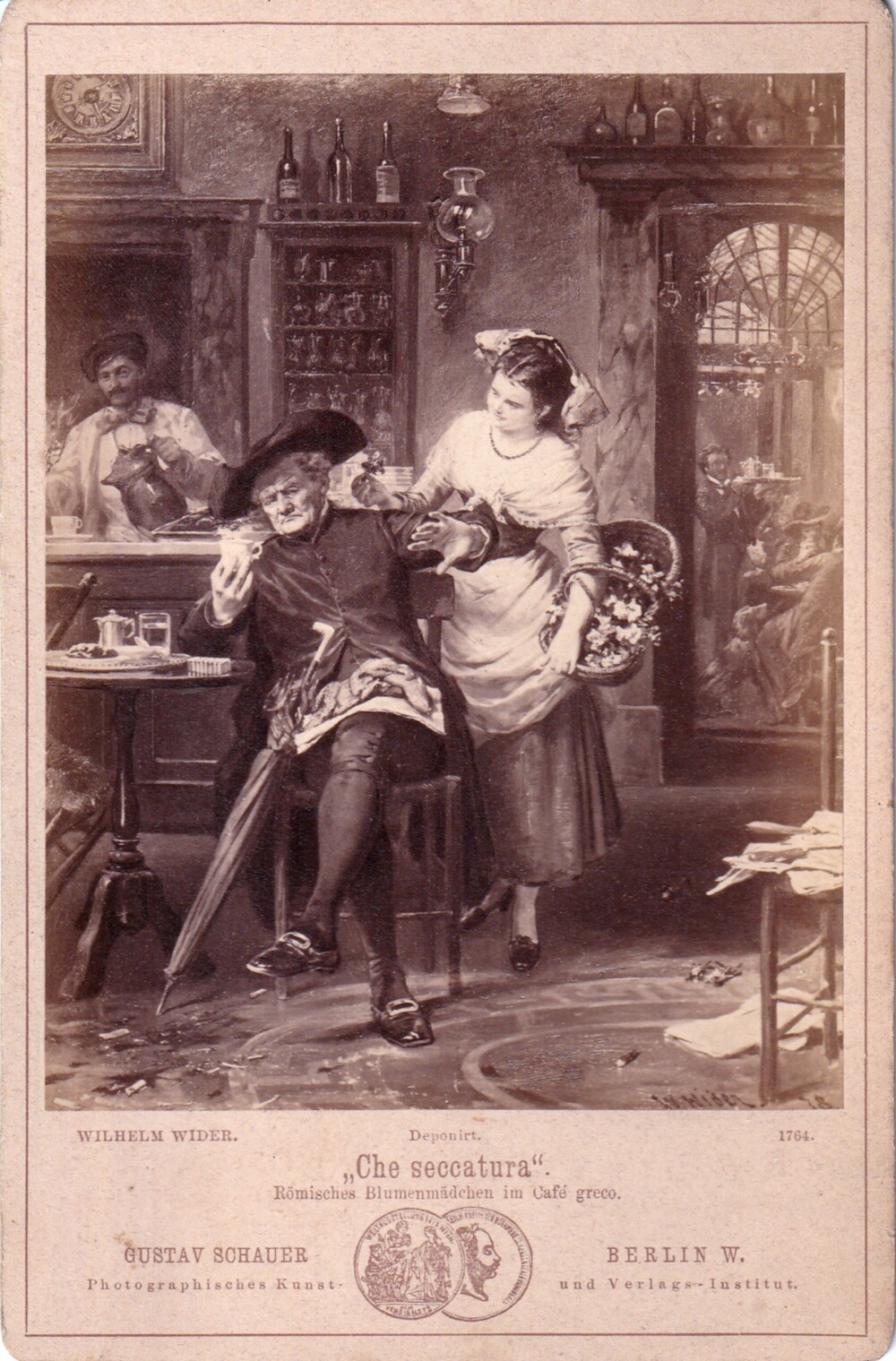 Unknown artist, Fotokarten Gemälde