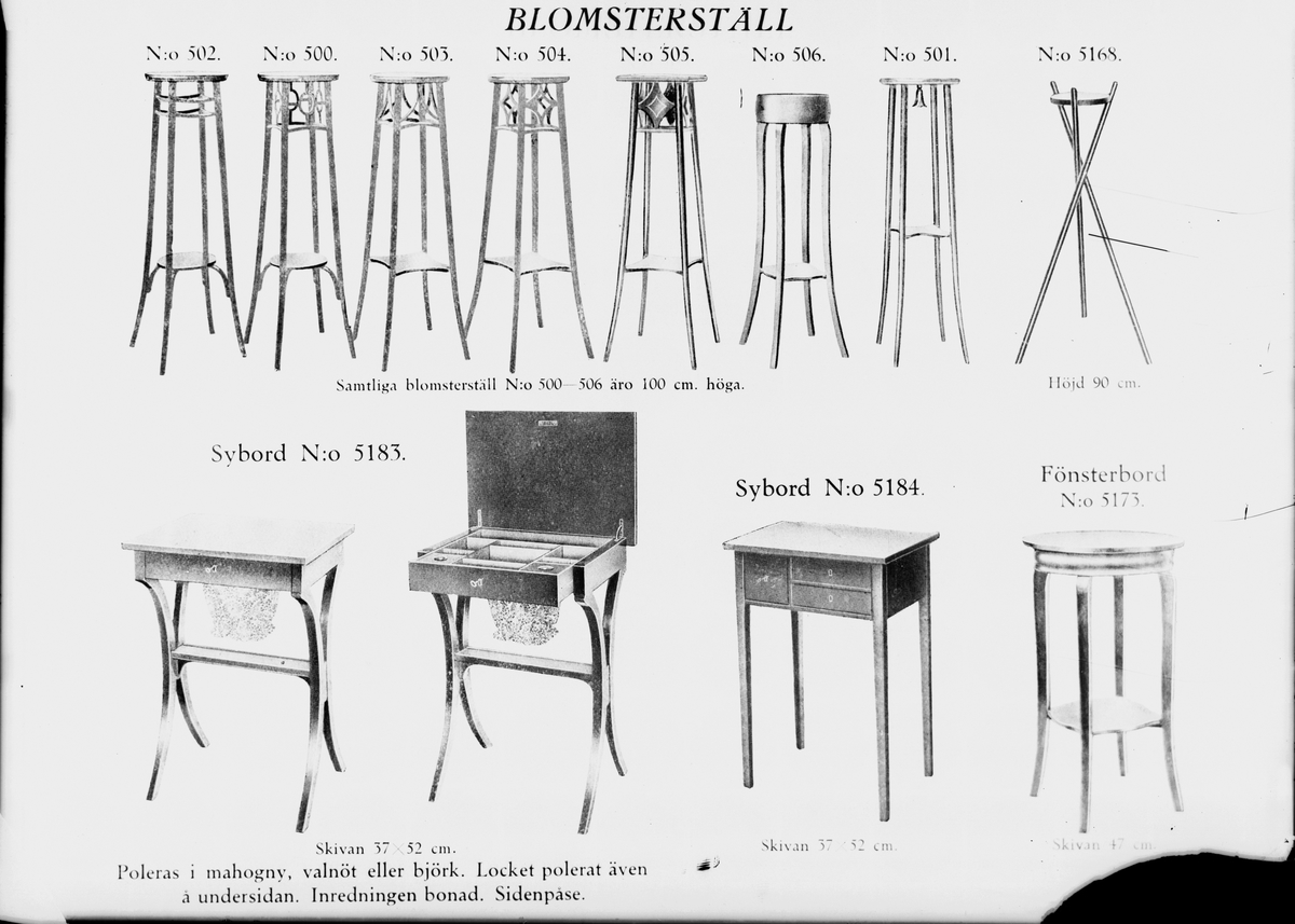 Skötsner-Edhlund, Reprophotography - furniture catalog, Uppland