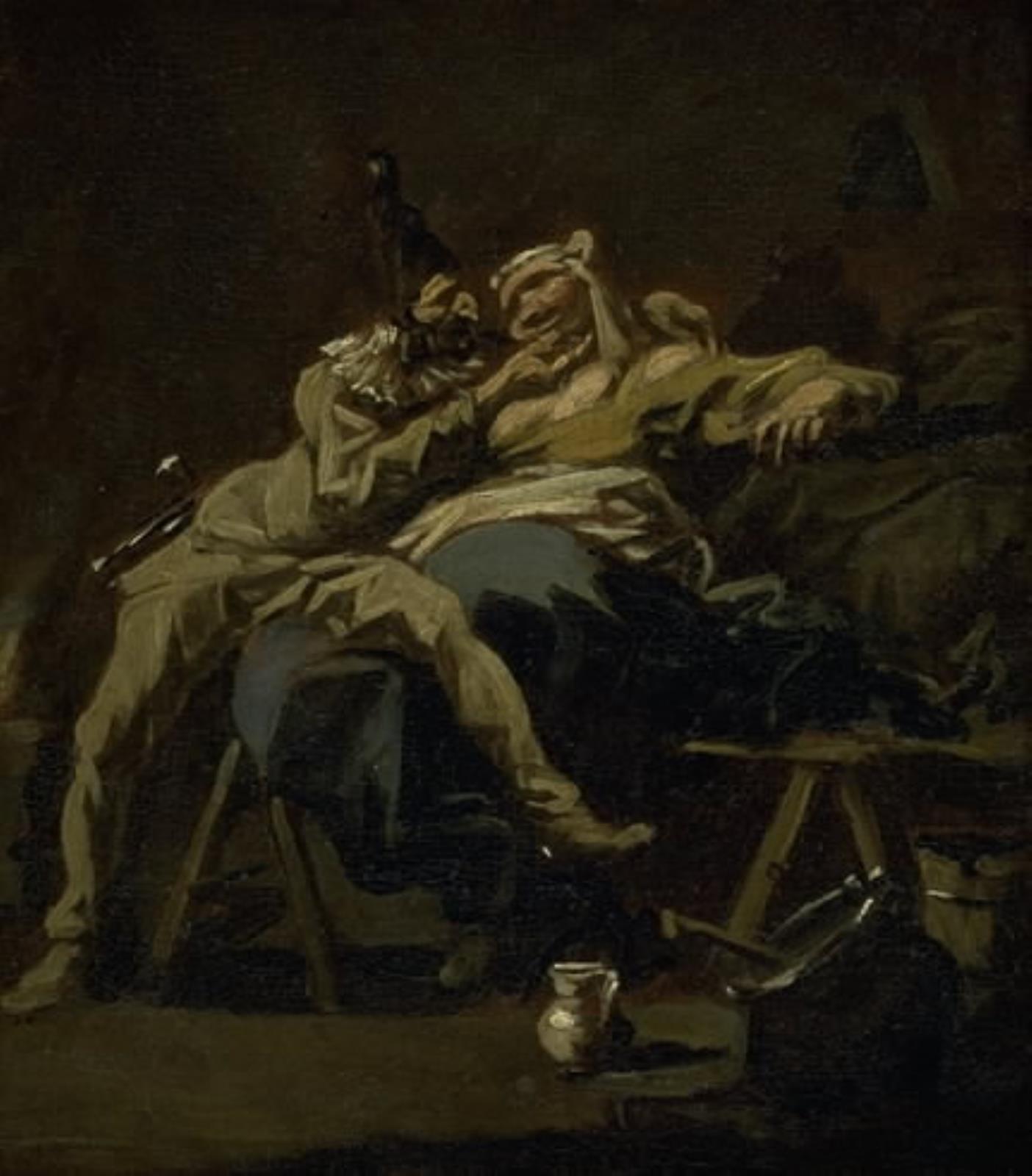 Alessandro Magnasco, Pulcinella og Colombina