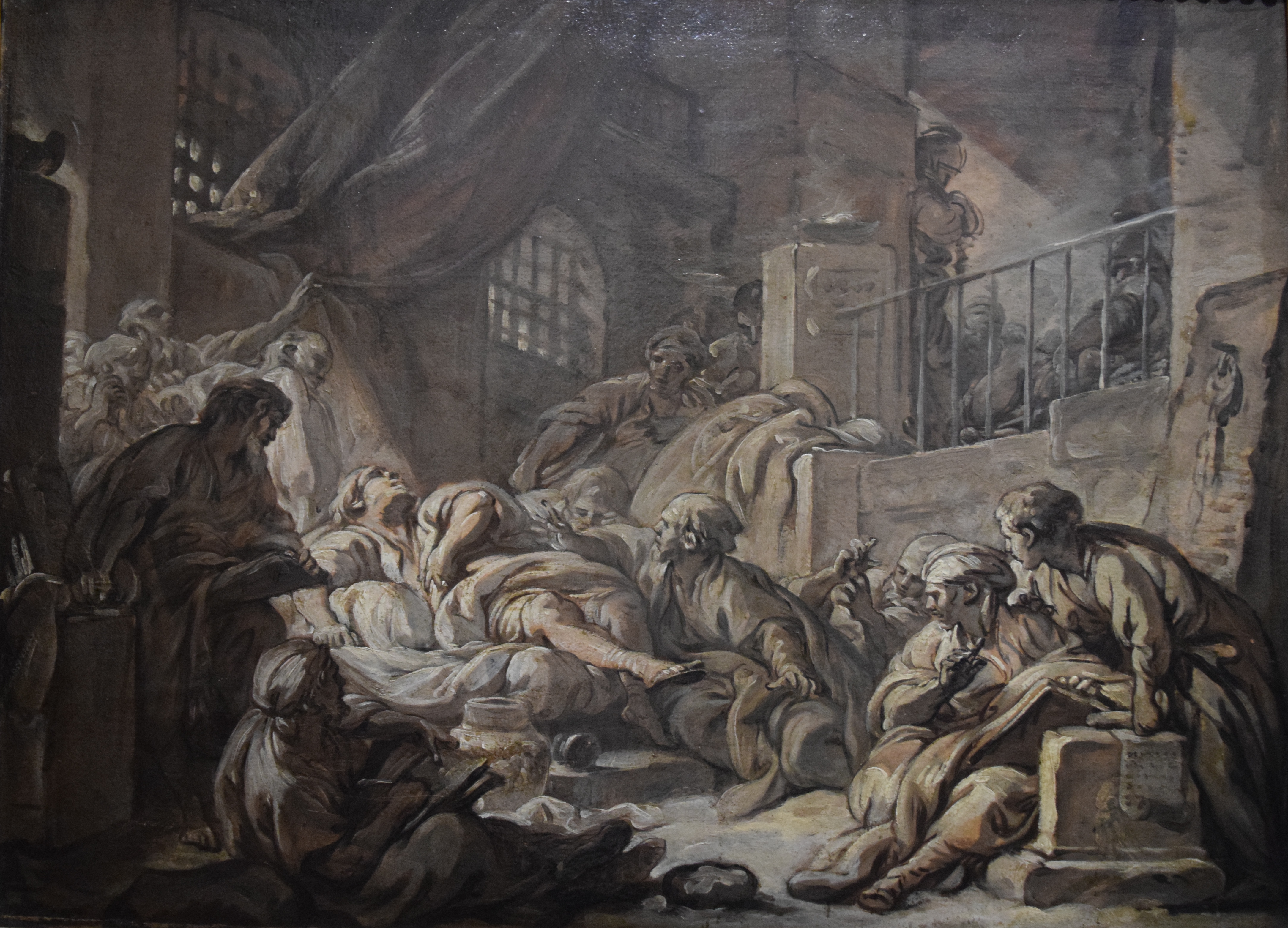 François Boucher, La Mort de Socrate (esquisse)