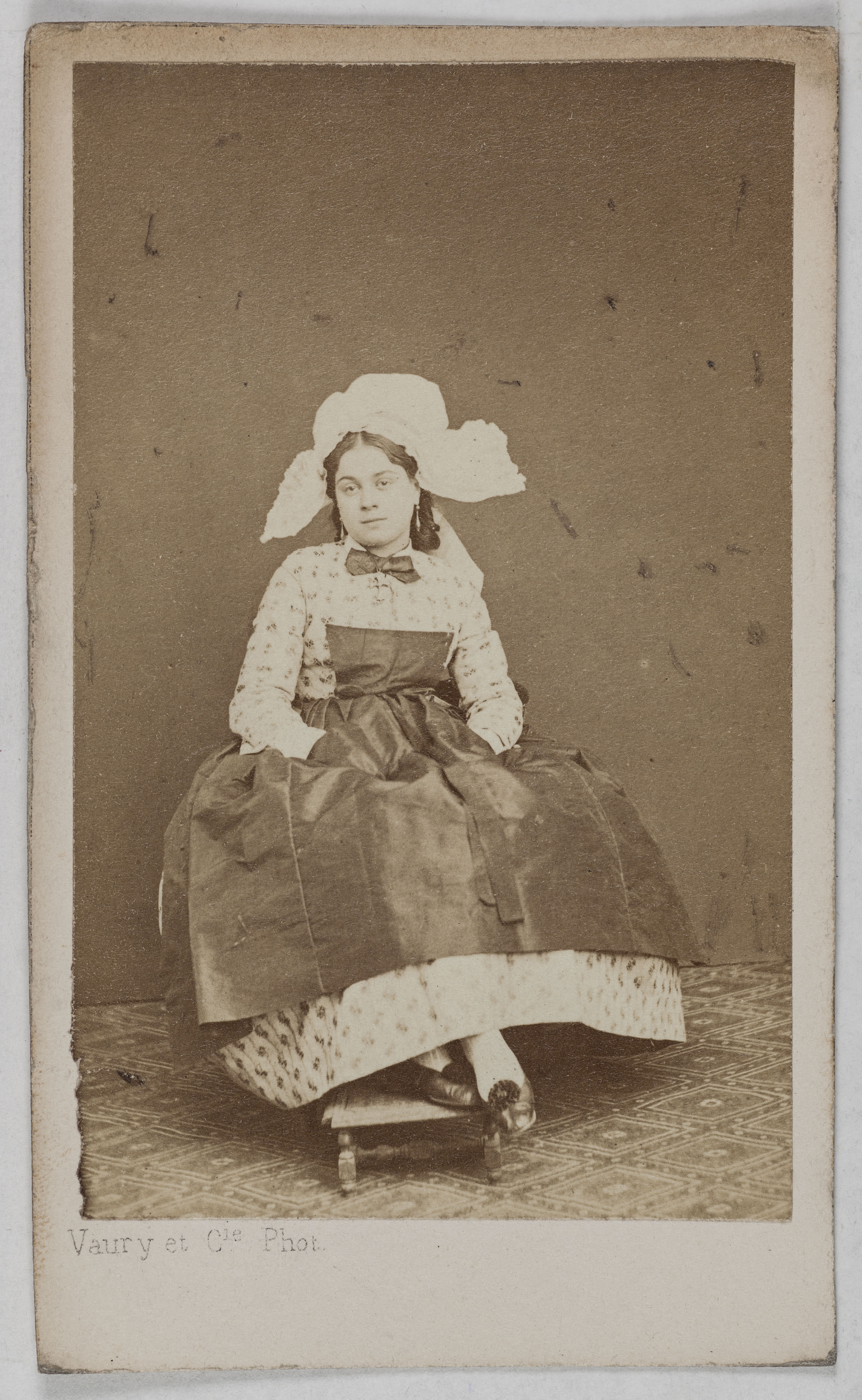 Vaury et Cie, Portrait de Kid Pâquerette, (Marguerite Chevreau, dite, - 1872), actrice
