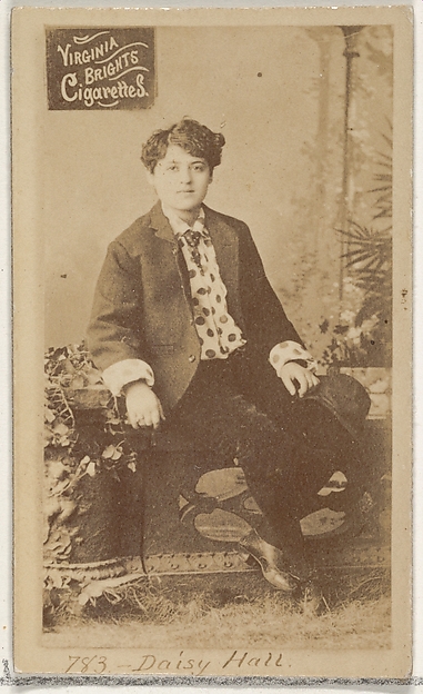 Allen & Ginter, Card 783, Daisy Hall, from the Actors and Actresses series (N45, Type 2) for Virginia Brights Cigarettes