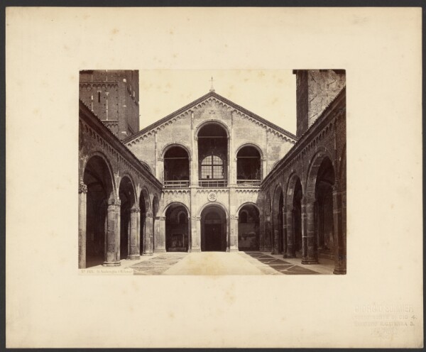 Giorgio Sommer, St. Ambrogio, Milan