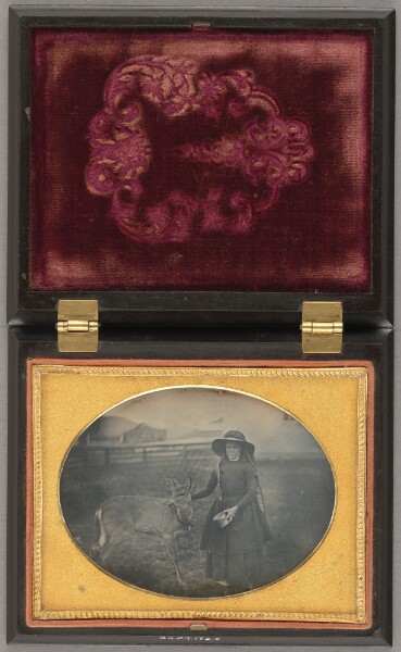 Unknown, Portrait of a Girl with her Deer