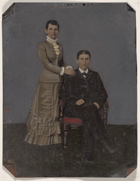 Unknown, [Portrait of young couple]