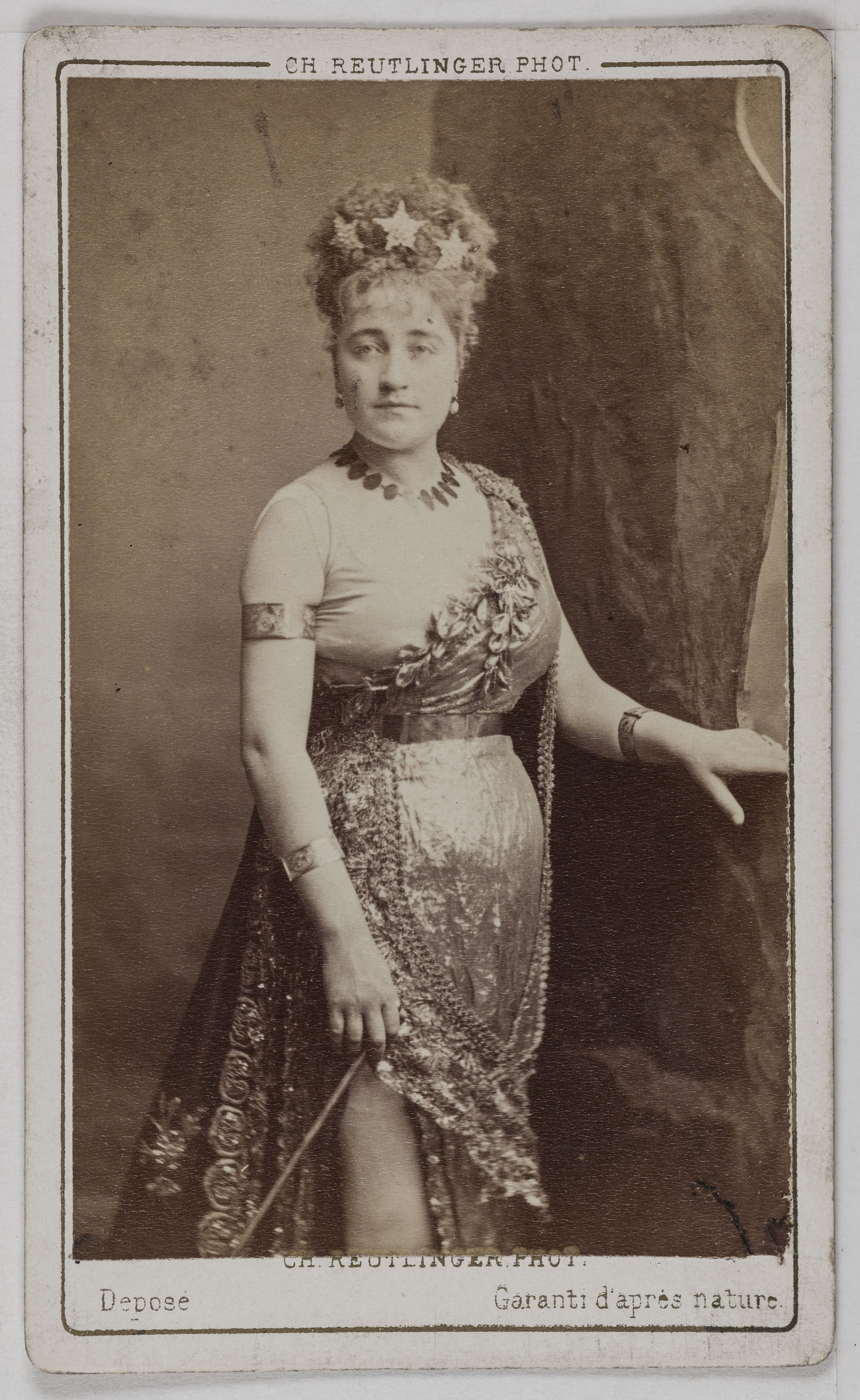 Charles Reutlinger, Portrait de Marchal Adrienne, (actrice)