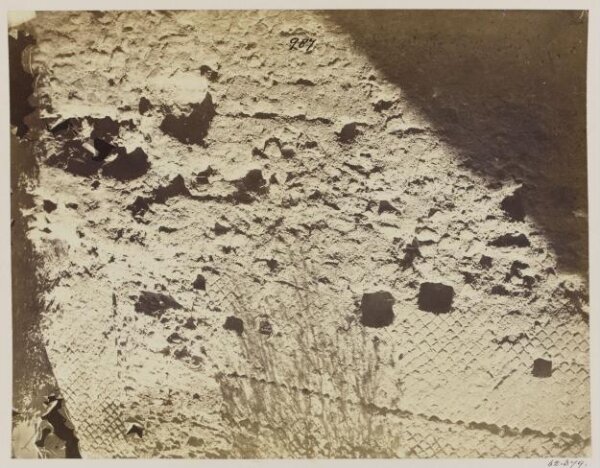 Parker, John Henry, Construction - Opus Reticulatum, Mausoleum of Augustus, A.D. 10, western side