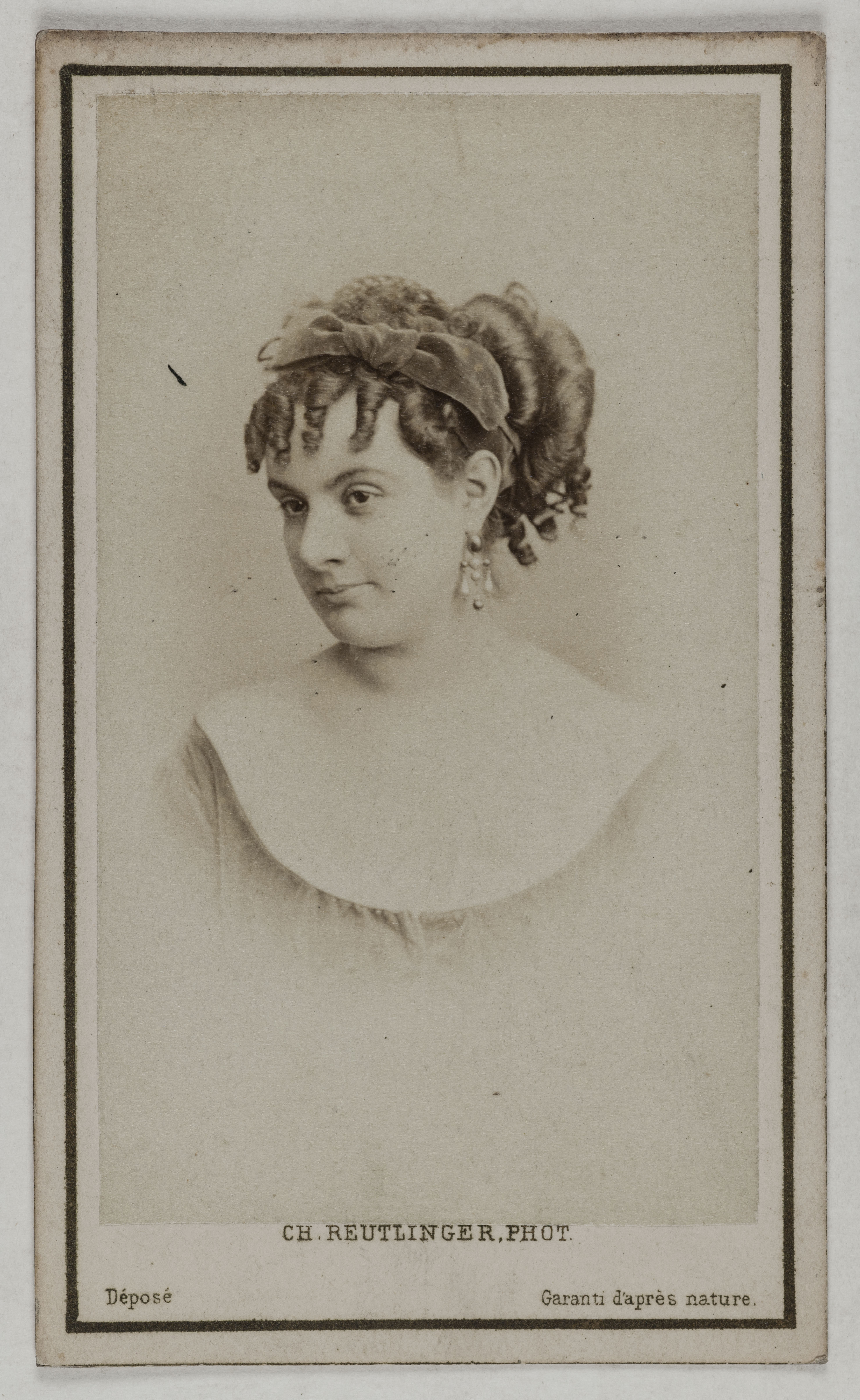 Charles Reutlinger, Portrait de Desclauzas Marie, (née Malvina Ernestine Armand), (1840-1912), (actrice)