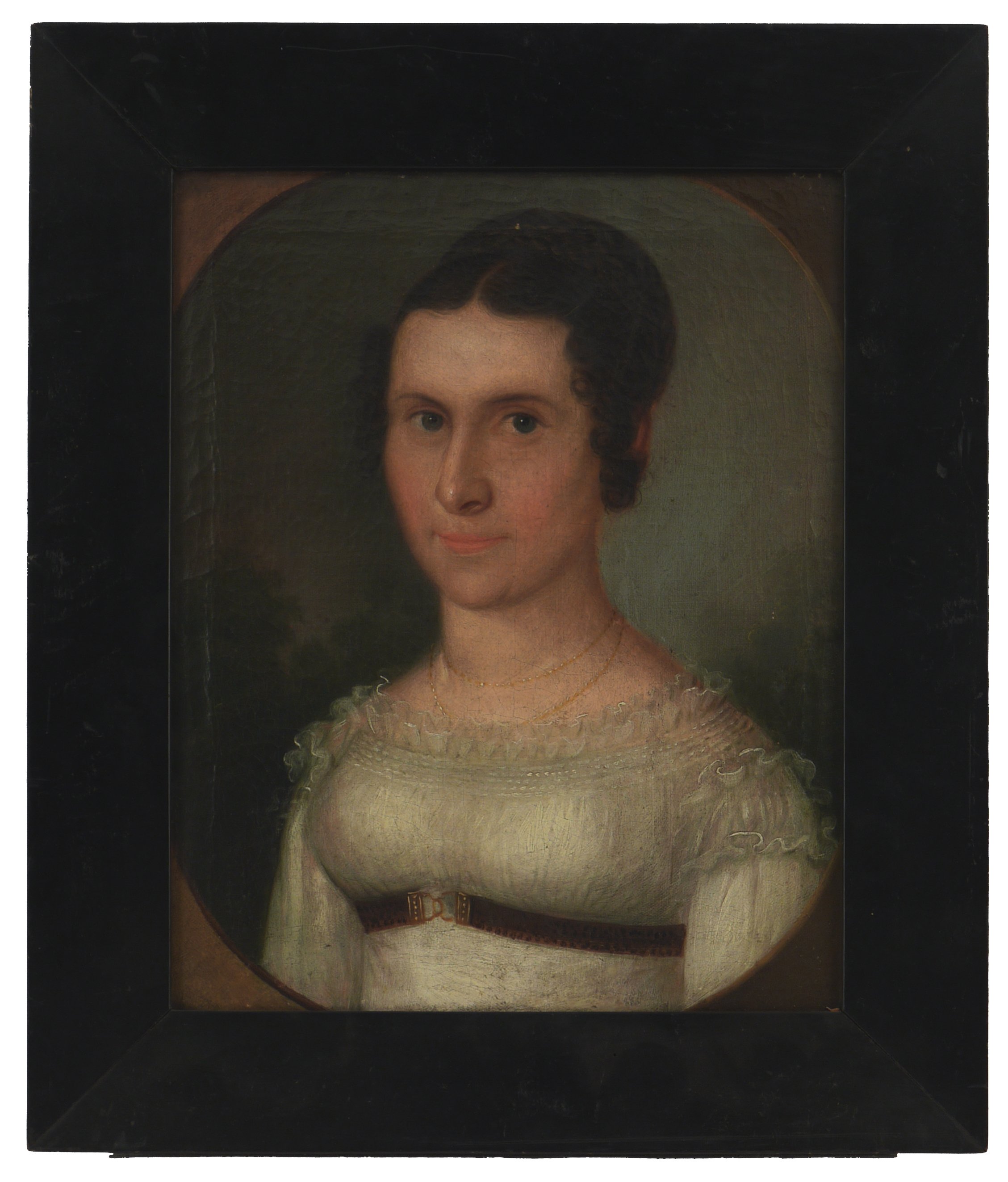 Johann Schlesinger (Maler), Brustbild einer Dame im weißen Empirekleid