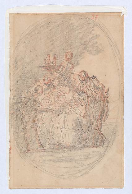 Anonymous, French, 18th century, An Outdoor Luncheon