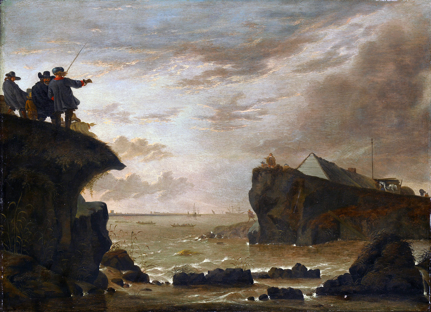 Jan Asselijn, The Breach of the Sint Anthonisdijk in 1651