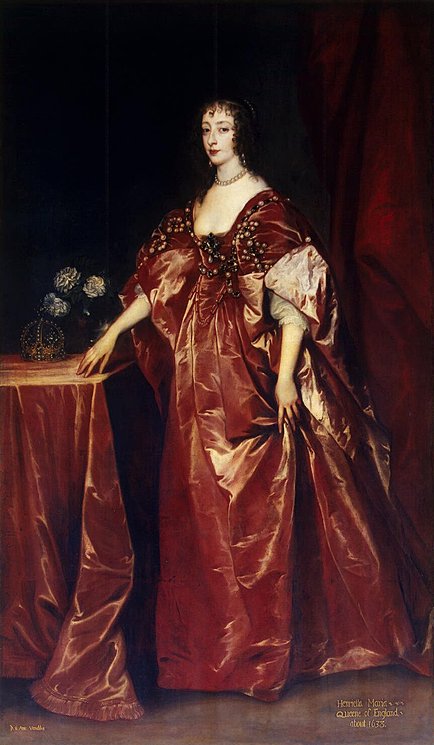 Anthony van Dyck, Portrait of Queen Henrietta-Maria