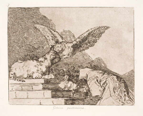 Francisco de Goya, Kattepantomine (73)