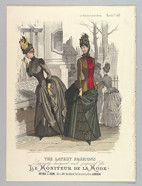 Jules David, The Latest Fashions, Expressly Designed and Prepared for Le Moniteur de la Mode