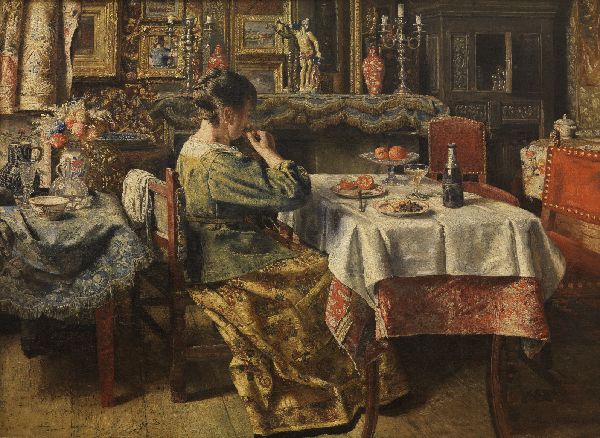 Henri De Braekeleer, The Meal
