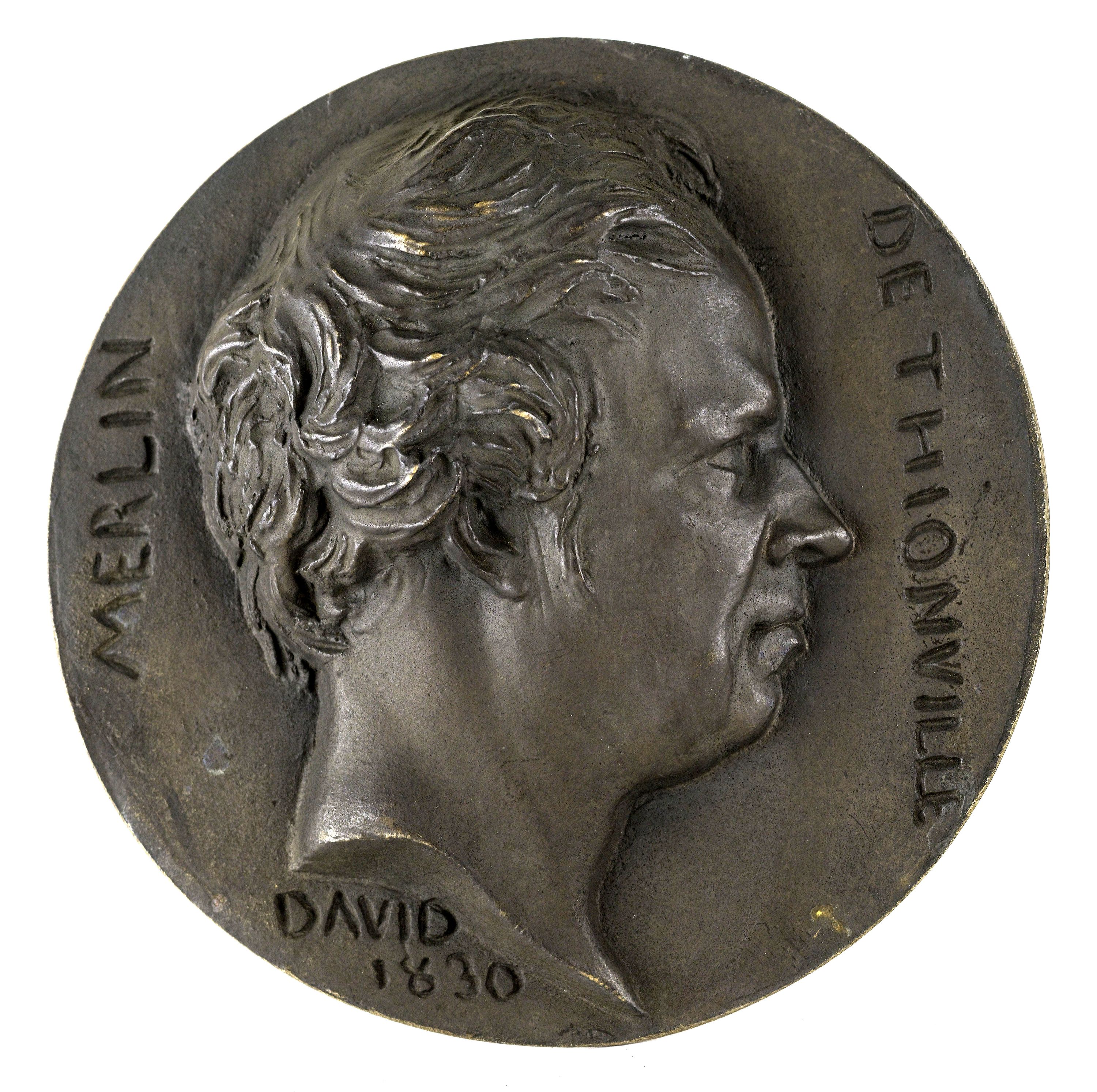 David d'Angers, Portrait d'Antoine-Christophe Merlin, dit Merlin de Thionville (1762-1833), homme politique