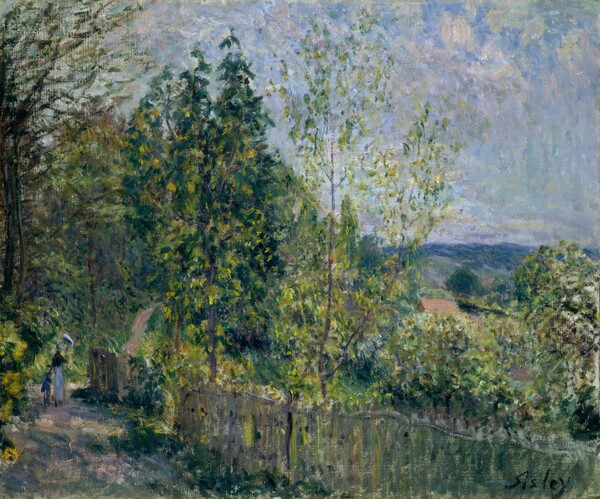 Alfred Sisley, The Road in the Woods