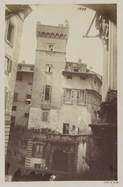 Parker, John Henry, Medieval - Torre della Scimmia in Via de' Portoghesi, No. 18, c. A.D. 1450