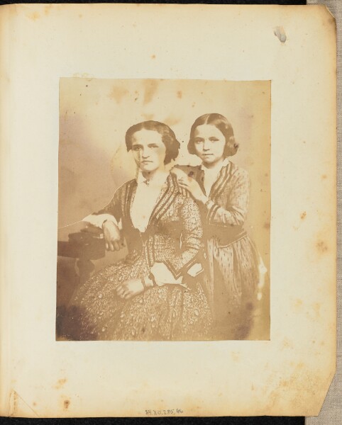 Jakob Höflinger, [Portrait of young woman and girl]