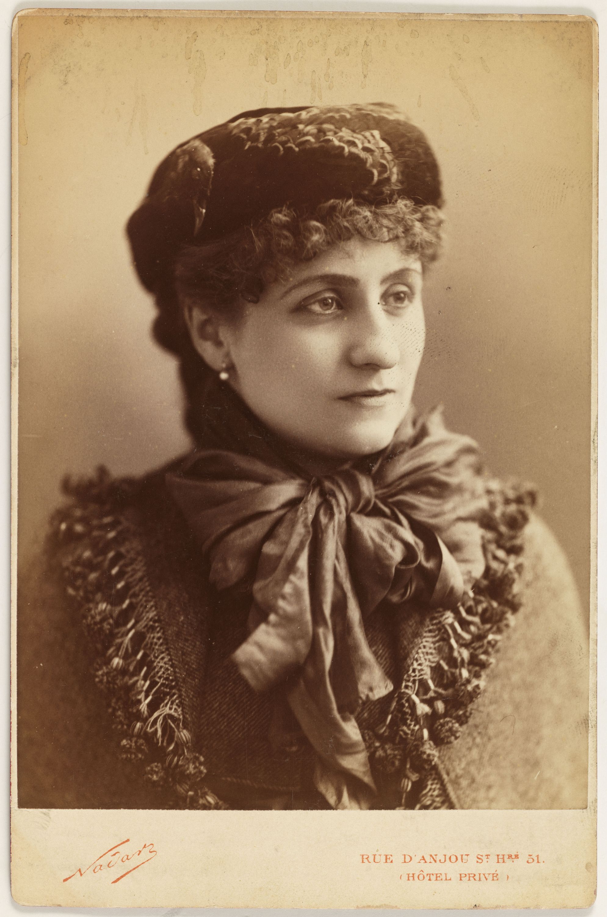 Atelier Nadar, Portrait de Bilbant-Vauchelet, actrice