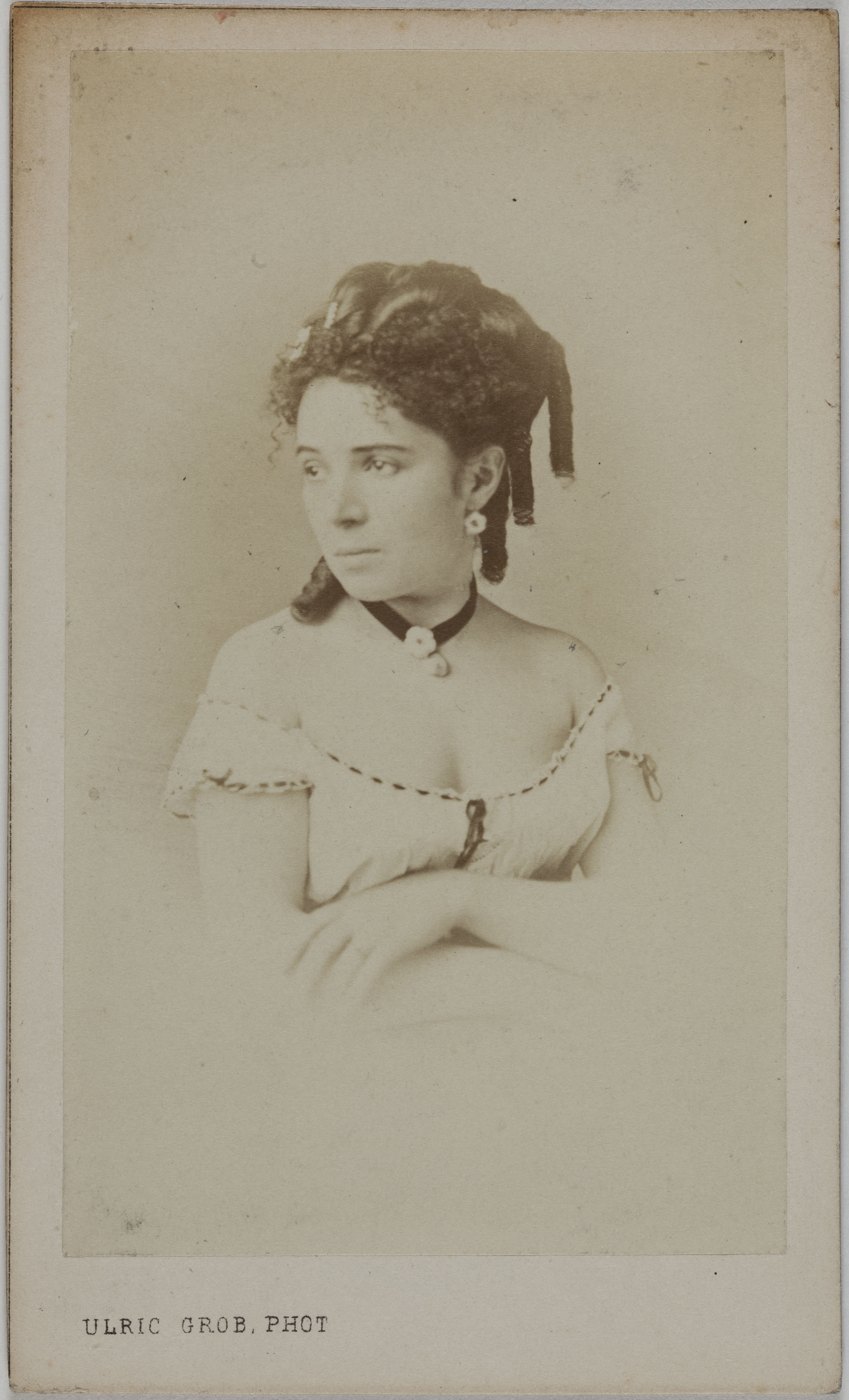 Ulric Grob, Portrait d’Augustine (actrice au Théâtre des Bouffes)