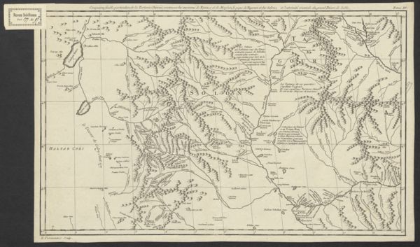 Anville, Jean Baptiste Bourguignon d', (1697-1782) (cartographer), VIe. Feuille particuliere de la Tartarie Chinoise, contenant le Païs des Tartares Yupi et Ilan-Hala qui est de l'ancien Païs Mantcheou