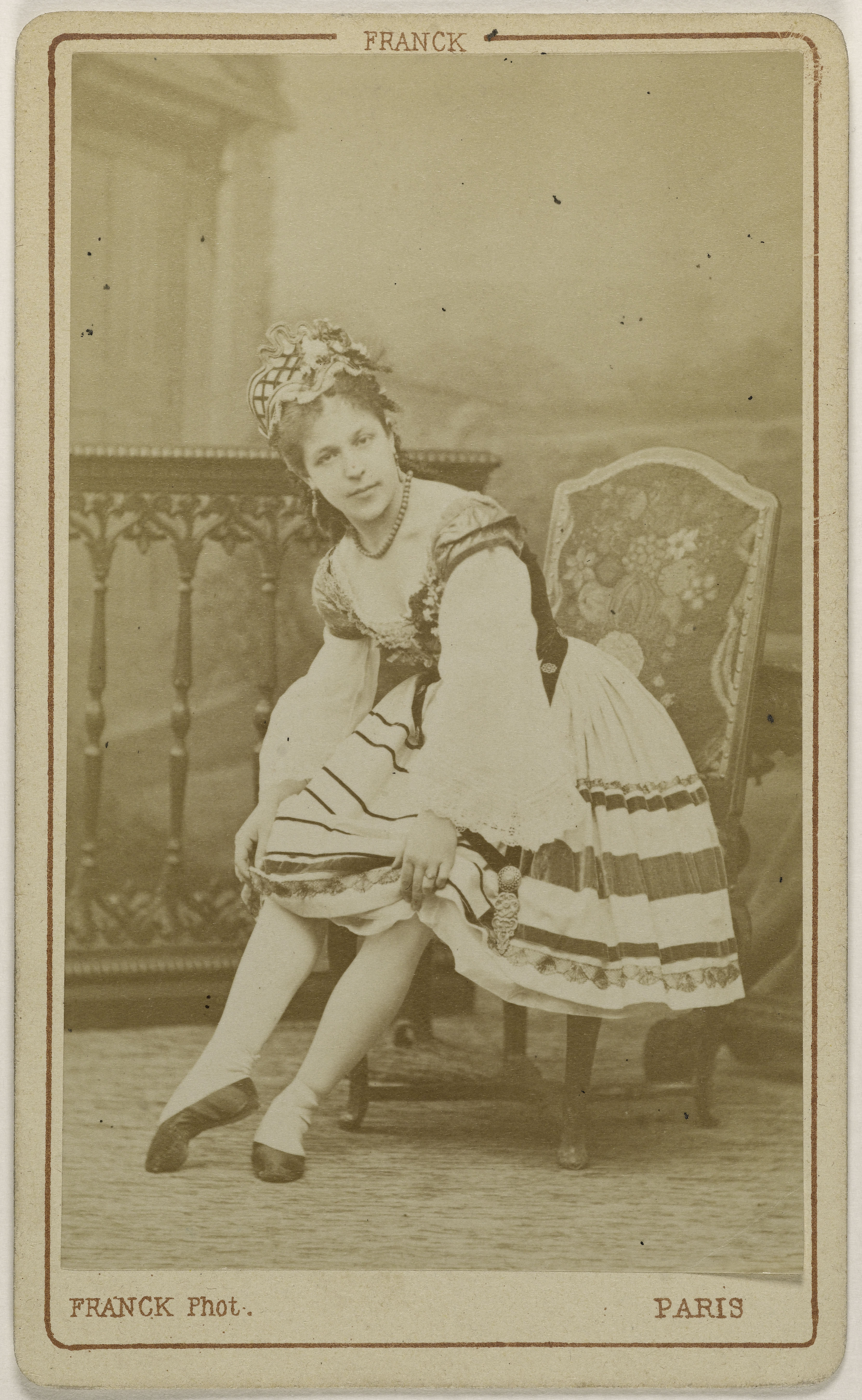 Franck, Portrait de Béchade, (danseuse)