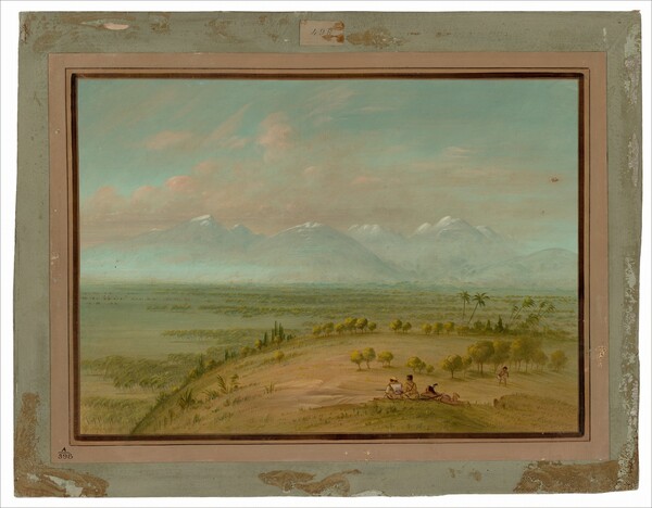 George Catlin, View of the Pampa del Sacramento