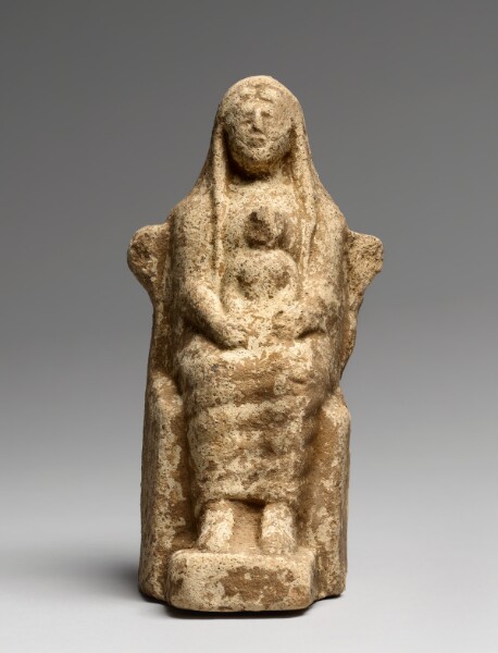 Unknown, Statuette of a Mother with Child