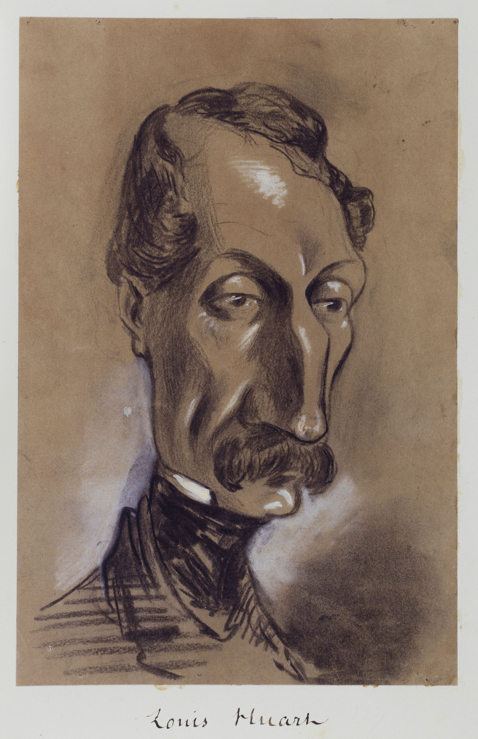 Nadar, Portrait-charge de Louis Huart