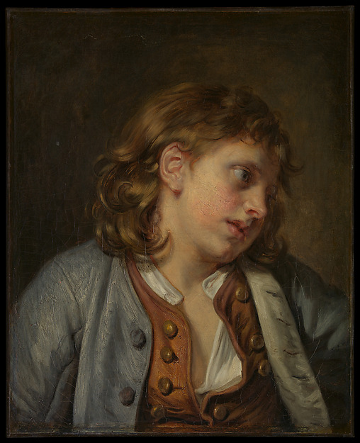 Jean-Baptiste Greuze, Head of a Young Boy