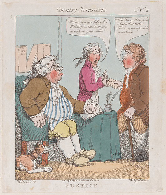 Thomas Rowlandson, Justice