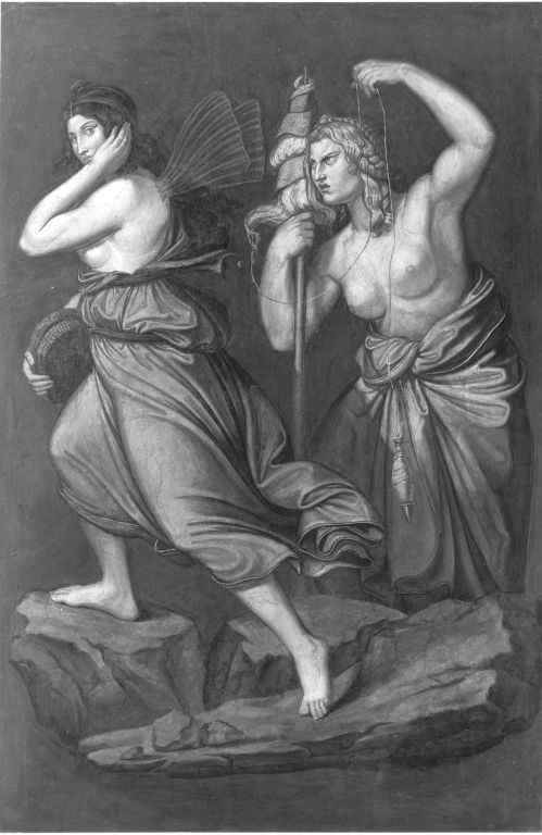 Wilhelm von Kaulbach, Das Märchen von Amor und Psyche: Psyche und die Parze