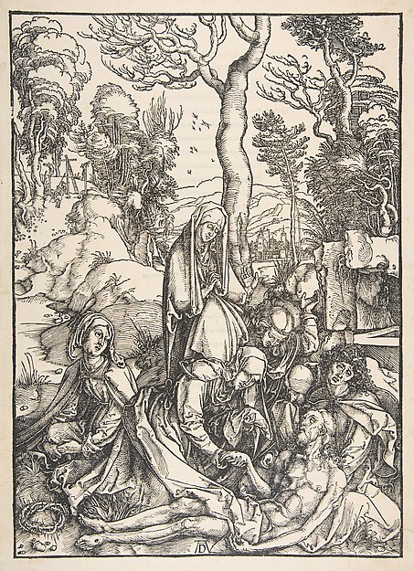 Albrecht Dürer, The Lamentation, from "The Large Passion"
