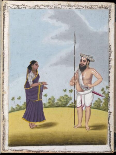 Unknown, A warrior and his wife