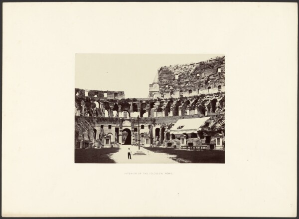 Giorgio Sommer, Interior of the Colosseum, Rome