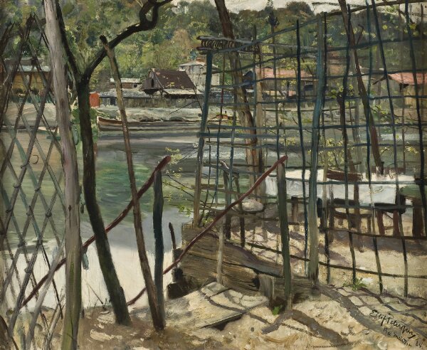 Eilif Peterssen, Landskap från Meudon, Frankrike