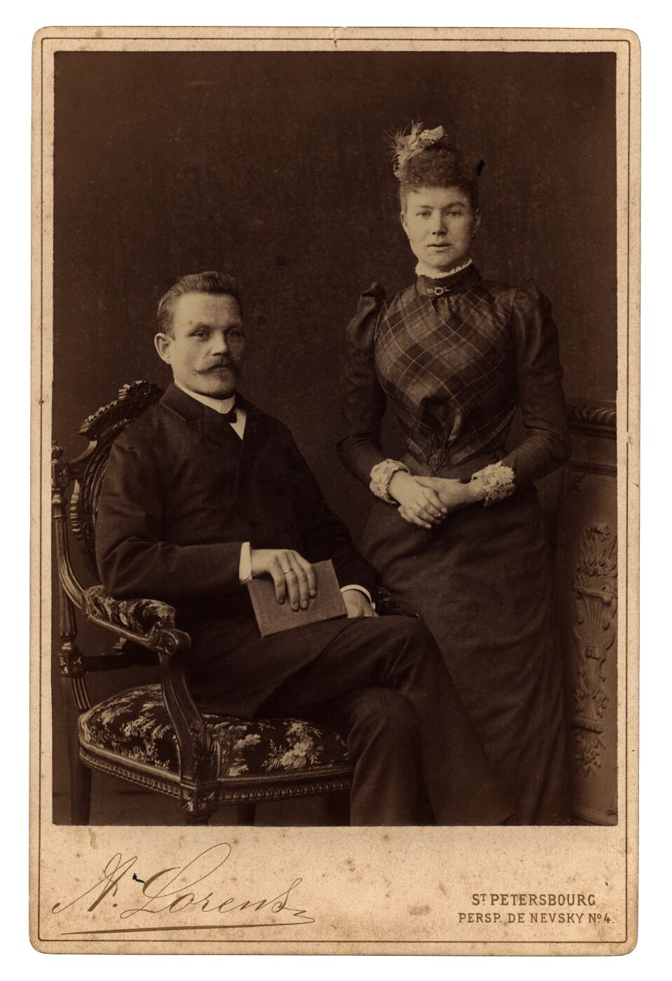 Alfred Lorens, Nežinomų sutuoktinių portretas