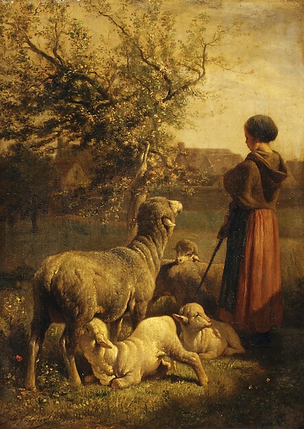 Charles Jacque, Springtime