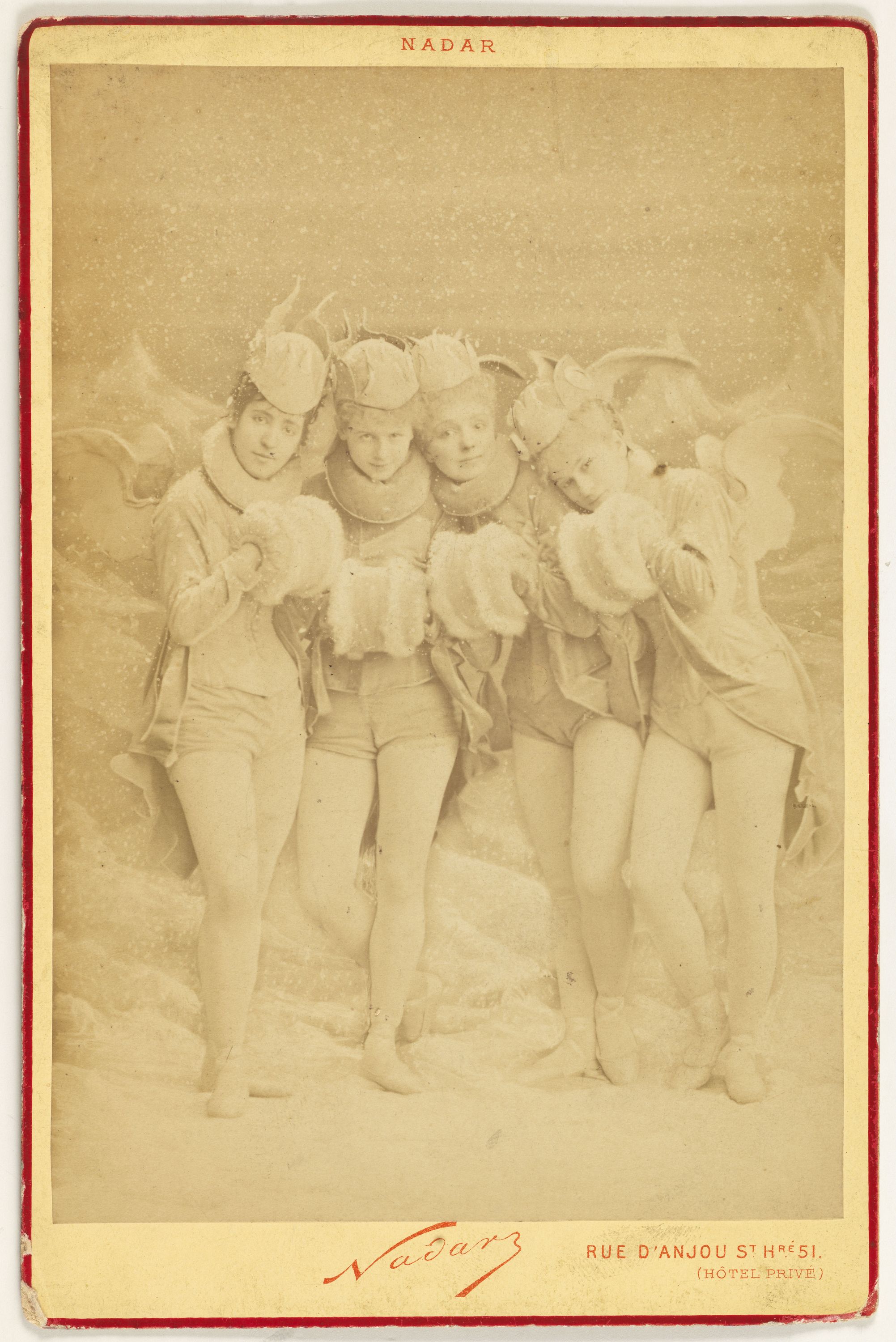 Atelier Nadar, Portrait de Borrini, danseuse