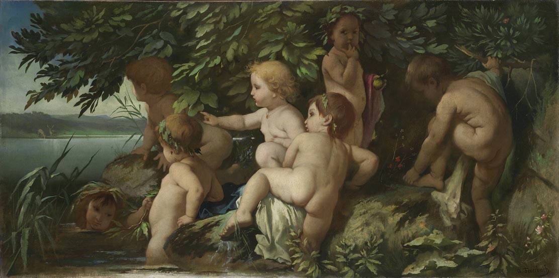 Anselm Feuerbach, Bathing children