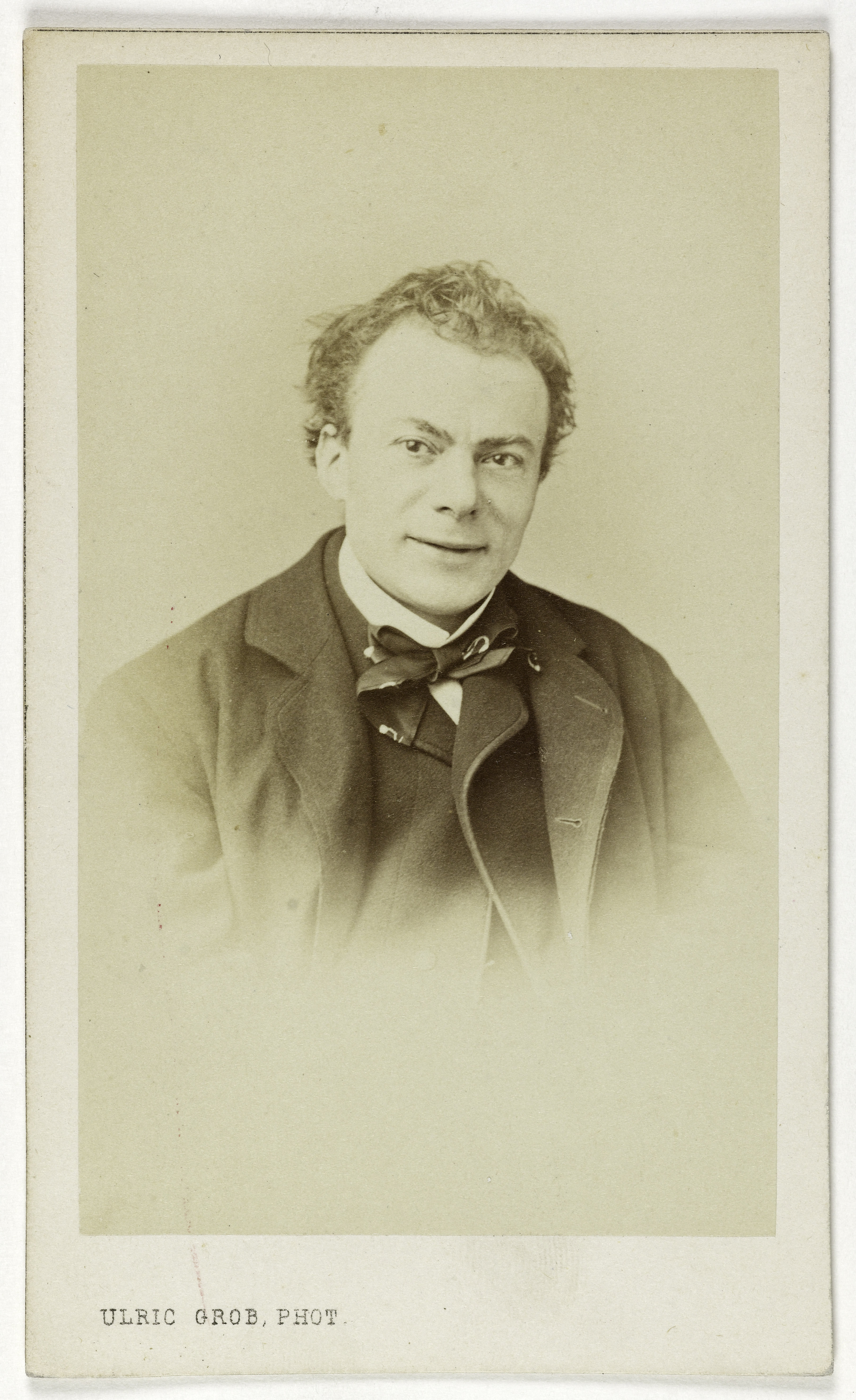 Ulric Grob, Portrait de Lassouche Louis, (L. Bouquin de Lassouche), (1828-1915), (acteur)